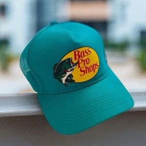 Bass Pro Shops Teal Trucker Hat Adult OS